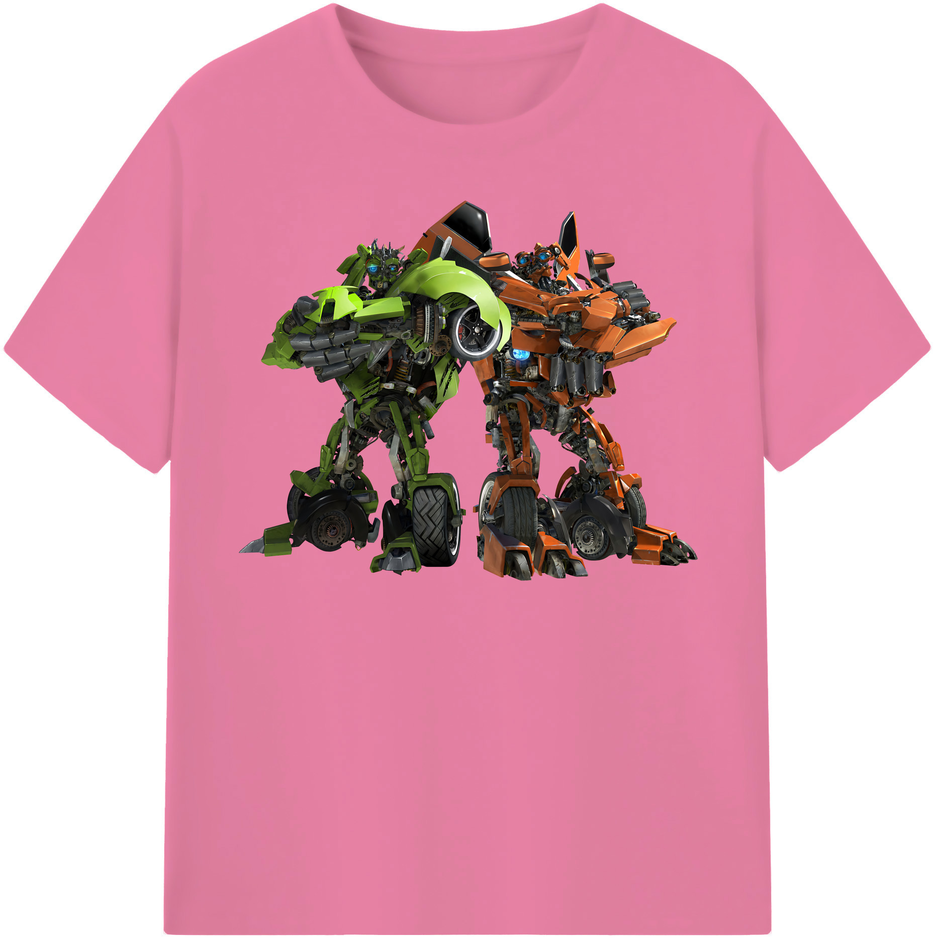 （画像用） Transformers トランスフォーマー 綿100％半袖Tシャツ（フロントプリント）